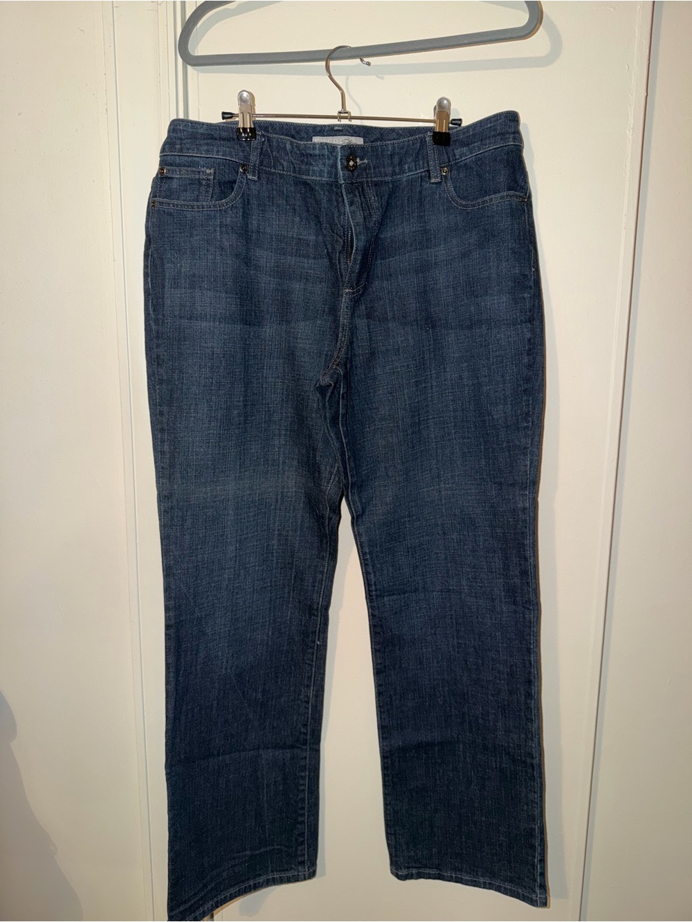 Chico's Platinum Dark Wash Jeans